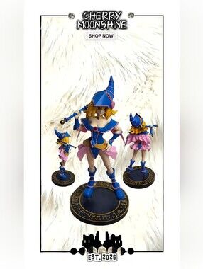 Konami Yu-Gi-Oh Dark Magician Girl Figurine